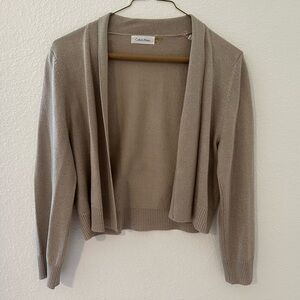 Calvin Klein Women’s Gold Cardigan